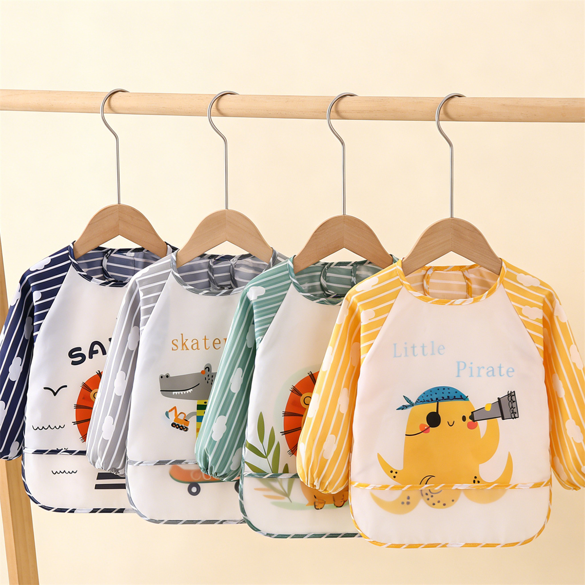 Baby Clothing 1 Year Old - Lot de 2 bavoirs imperméables à