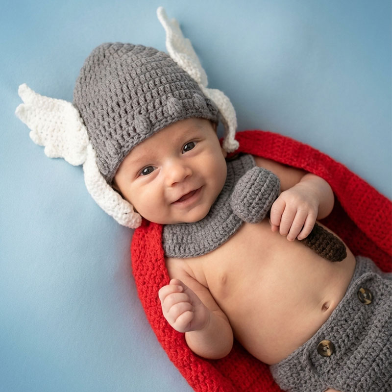 Baby Clothing Unisex - Accessoires de photographie pour nouveau-nés, costume