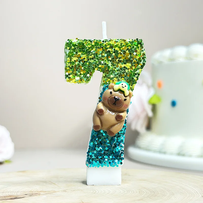 Bougies de fête Capybara, numé - Baby Zebra Clothing avis et prix