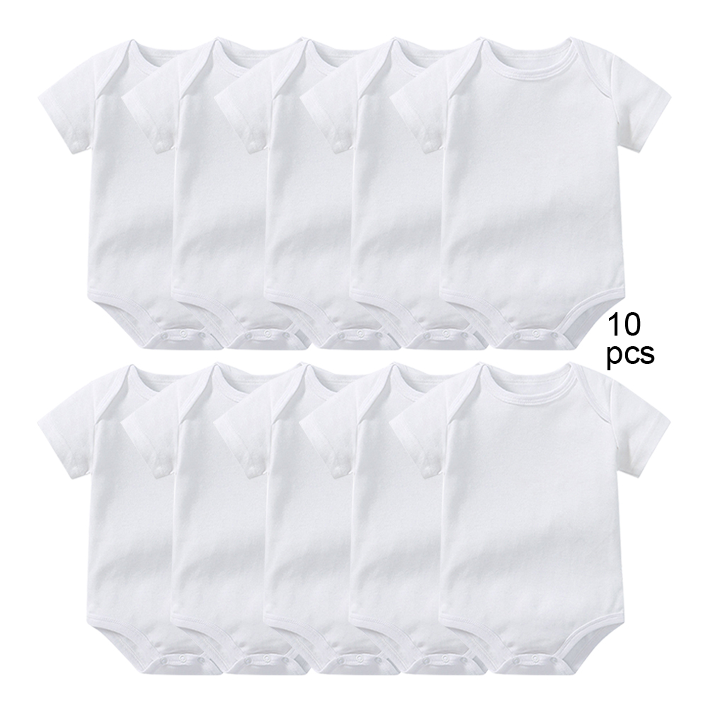 Lot de 10 grenouillères en cot - Baby Clothing Factory Shop avis et prix