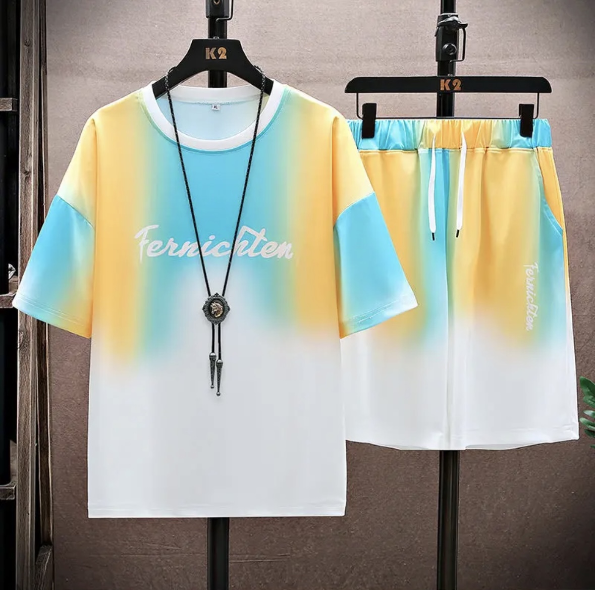 Nouvel ensemble d'été en soie  - Summer Short Set avis et prix